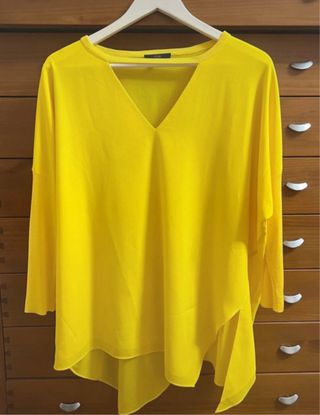 Blusa Elogy Talla Única Amarilla