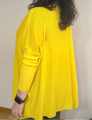 Blusa Elogy Talla Única Amarilla