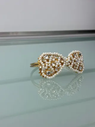 Aderezo Fallera Oro y Perlas