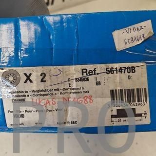 JUEGO DISCOS FRENO DELANTERO VOLVO NUEVO 561470B