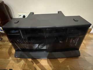 REGALO Mueble TV cristal y plástico