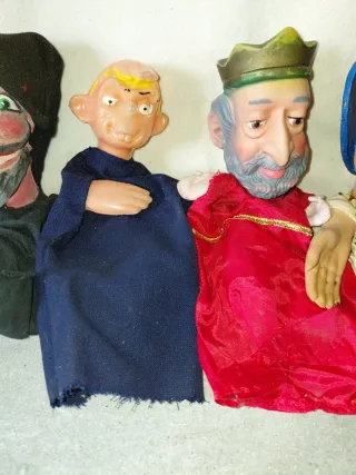 Muñecos de guiñol vintage