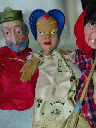 Muñecos de guiñol vintage