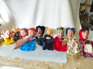 Muñecos de guiñol vintage