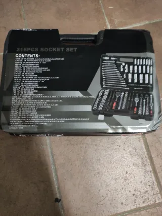 Maletín Herramientas 216 Piezas mecánico