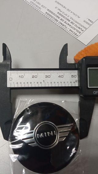 4 Chapas metálicas de 50mm de MINI