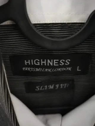 Camisa gris de vestir Talla L