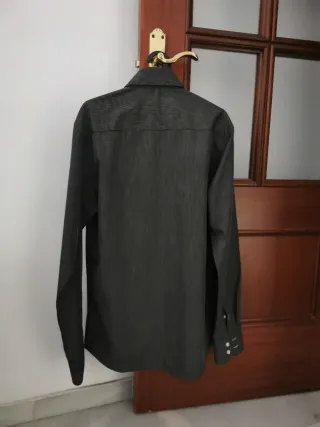 Camisa gris de vestir Talla L