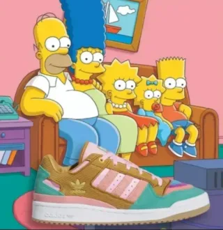 Adidas Forum Low x Los Simpsons Talla 43 Nuevas