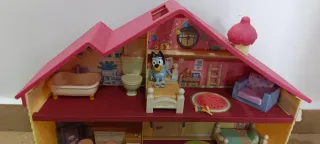Lote Juguetes Bluey Casa y Coche