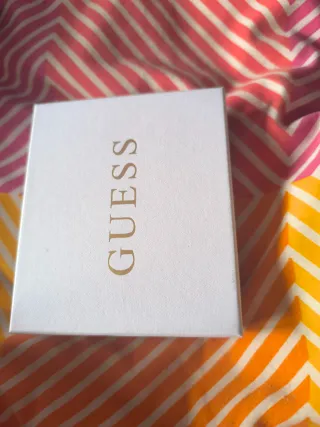 Cartera Madrid de piel auténtica GUESS / Negro / T