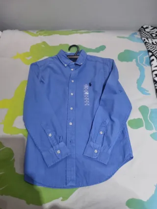 Camisa azul niño Ralph lauren