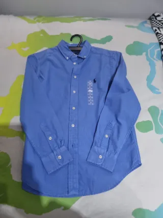 Camisa azul niño Ralph lauren