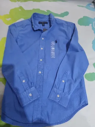 Camisa azul niño Ralph lauren