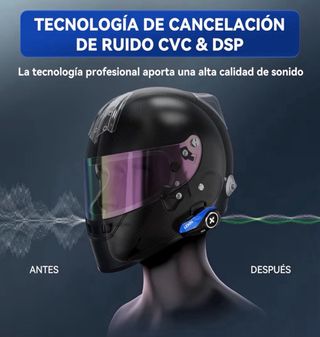 LEXIN G2P Intercomunicador Casco Moto Bluetooth