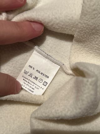 Braga de esquí cuello tubular, azul copos de nieve