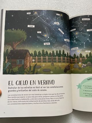 Libro infantil Guía para observar el firmamento