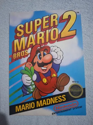 Poster Exclusivo Nintendo Nes Super Mario Bros
