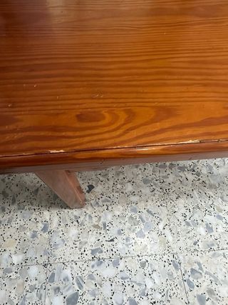 Mesa centro madera y mueble TV