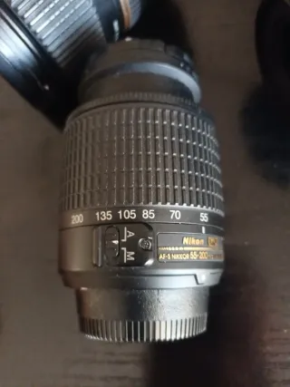 Kit Cámara Nikon D7200 Negra con objetivos