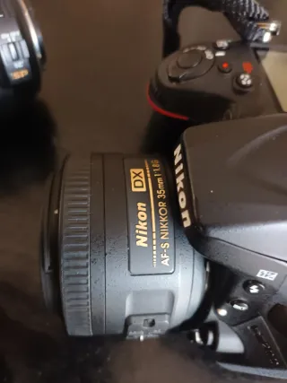 Kit Cámara Nikon D7200 Negra con objetivos