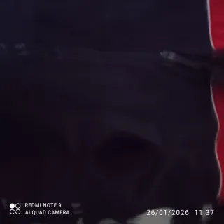 Giacca tuta cotton club blu e rossa