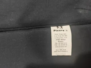 Colchón para cuna de viaje.