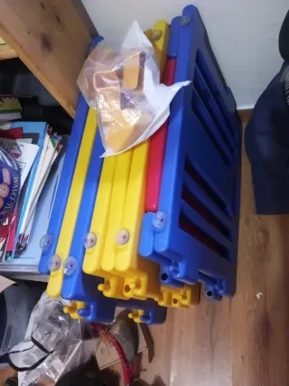 Barrera Parque Infantil Azul y Amarillo