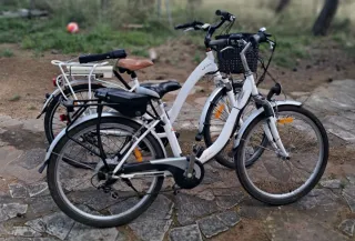 Biciclette elettriche bianche in vendita