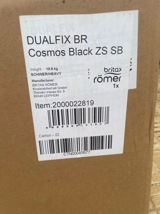 Silla de coche para bebé britax romer