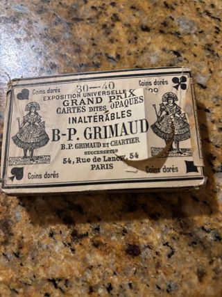 Naipes B.P. Grimaud Paris Grand Prix