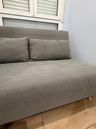 Sofá cama Maison du Monde Nio gris claro