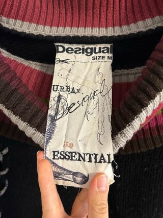 Poncho Desigual Multicolor Talla Única