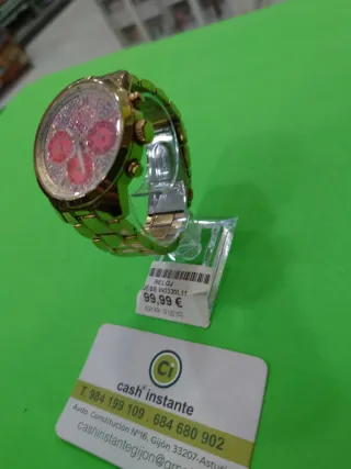 Reloj Guess W0330L11 Dorado y Rosa