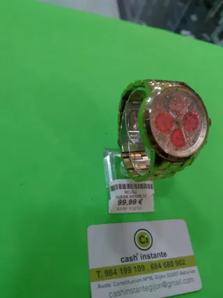 Reloj Guess W0330L11 Dorado y Rosa
