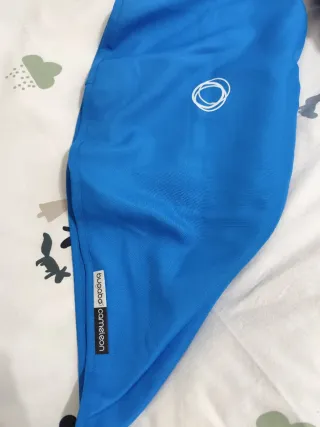 Conjunto de capota y saco polar Bugaboo azul