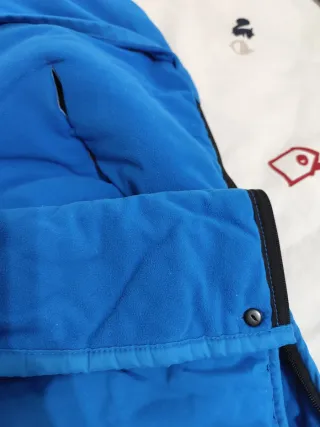 Conjunto de capota y saco polar Bugaboo azul