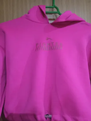 Sudadera rosa fucsia Talla S
