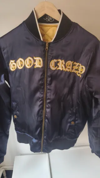 Cazadora SikSilk dorada acolchada