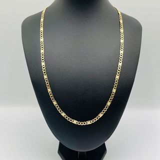 CADENA FIGARO LABRADA 3-1. Oro 18k.