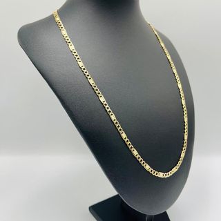 CADENA FIGARO LABRADA 3-1. Oro 18k.