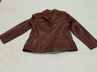 Chaqueta cuero BHF mujer talla L