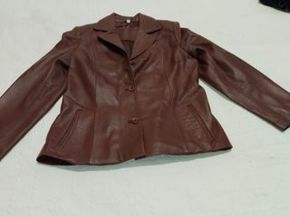 Chaqueta cuero BHF mujer talla L