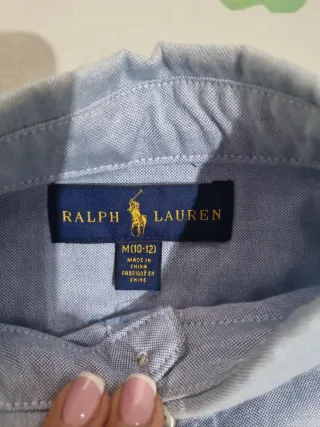 Camisa Ralph Lauren niño azul