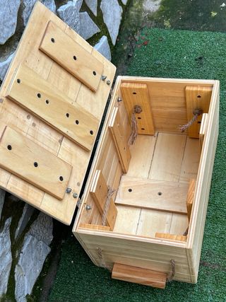 Cassetta portattrezzi in legno