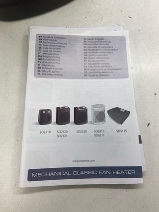 Rowenta Comfort Compact - Calefactor bajo consumo