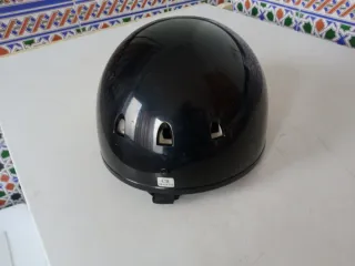 Casco de moto negro