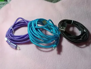 Cables Cargador USB (3 uds)