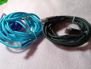 Cables Cargador USB (3 uds)