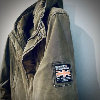 Abrigo / Parka Superdry / Talla S / Verde Caqui